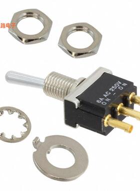 5-6437630-7 -原装[SWITCH TOGGLE SPDT 6A 250V面板安装