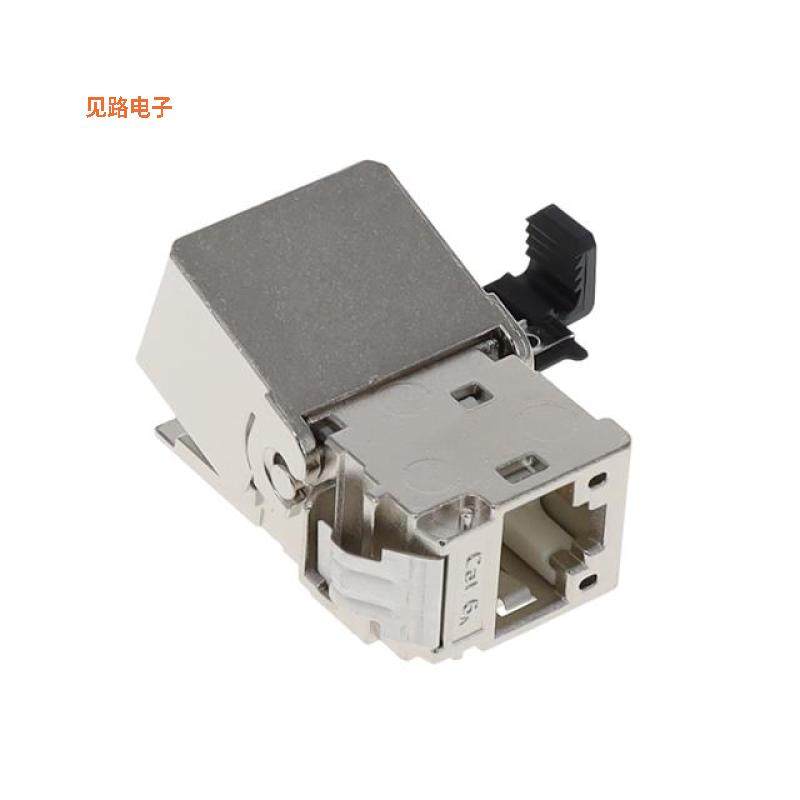 130B11-E -原装[RJ45 CAT 6A MODULE 180 DEG模块