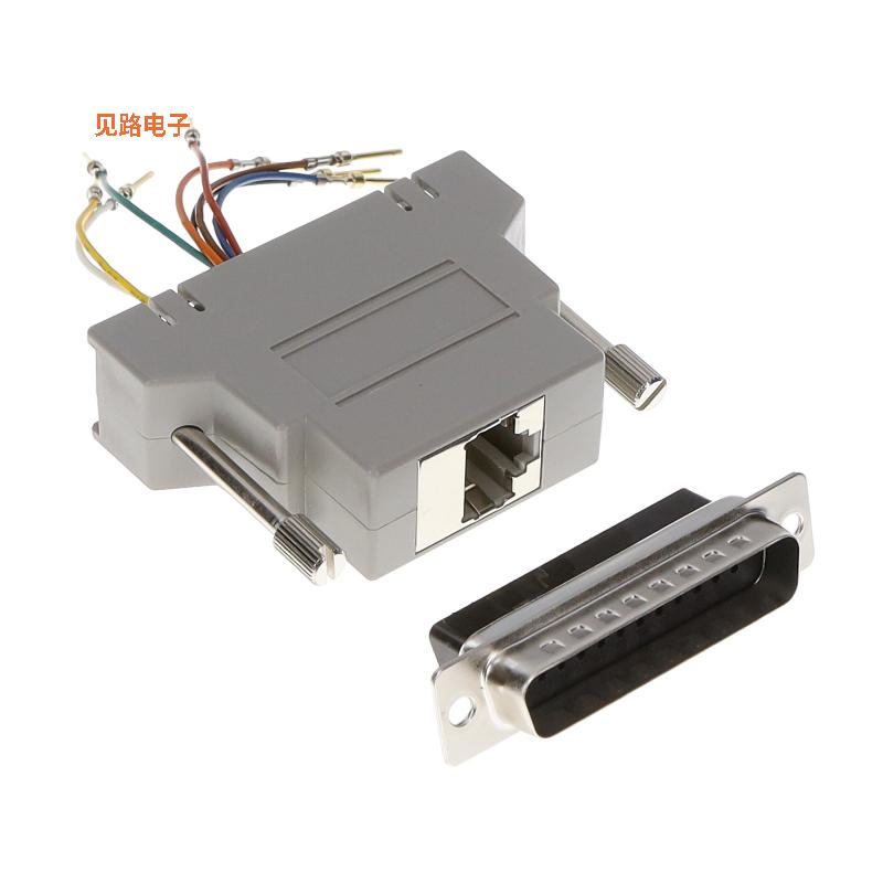 RS25EMI8M -[全新ADAPTOR KIT DB25M/RJ45 SHLD/JK]