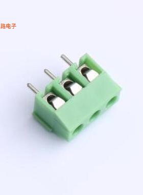 DB301V-3.96-3P-GN-S -[原装螺钉式接线P=3.96mm