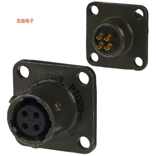 PT02E-8-4S -[全新CONN RCPT FMALE 4P GOLD SLDR CUP]