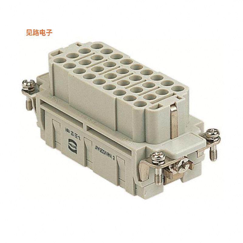 09320323111 -原装[INSERT FEMALE 32POS+1GND CRIMP无触头嵌件