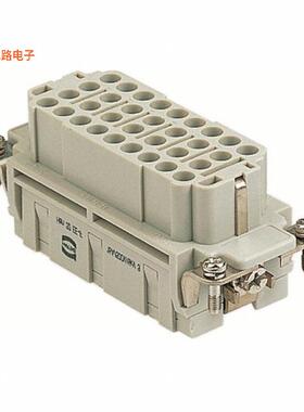09320323111 -原装[INSERT FEMALE 32POS+1GND CRIMP无触头嵌件