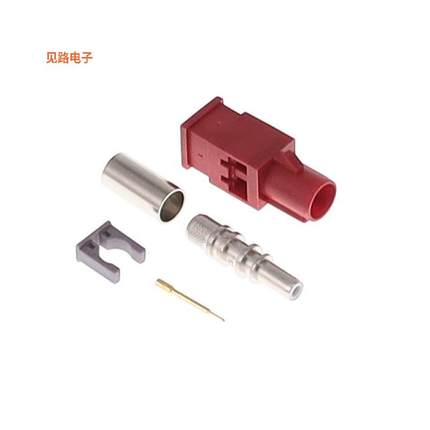 FK0MLG -原装[FAKRA GEN 1 CODE L CARMINE RED MSMB，Fakra