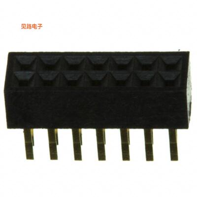 SFM210-LPSE-D07-ST-BK -原装[CONN HDR 14POS 0.039 G