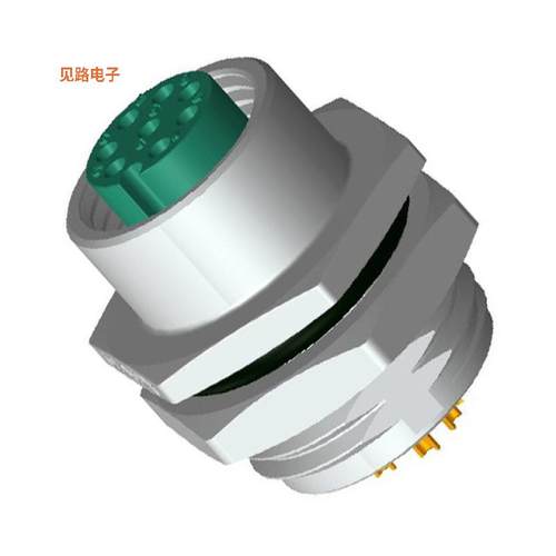 M12A-08PFFS-SH8001 -[全新CONN RCPT FMALE 8P GOLD SLDR CUP]