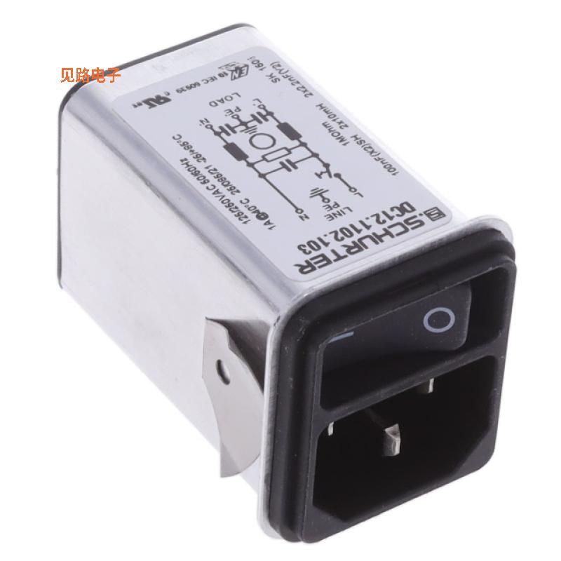 DC12.1102.103 -[全新PWR ENT MOD RCPT IEC320-C14 PNL]