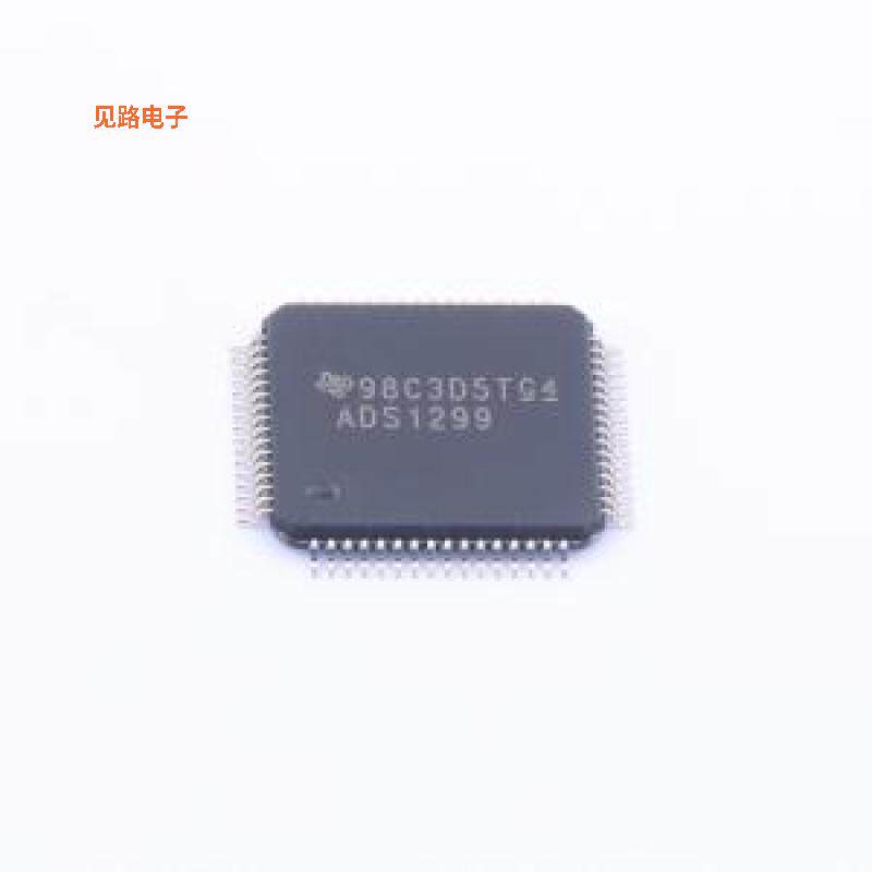 ADS1299IPAGR -[原装模拟前端(AFE)TQFP-64(10x10)