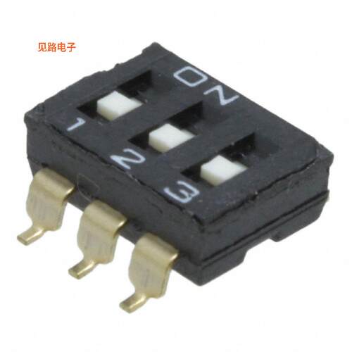 A6S-3101-H -[全新SWITCH SLIDE DIP SPST 0.025A 24V]