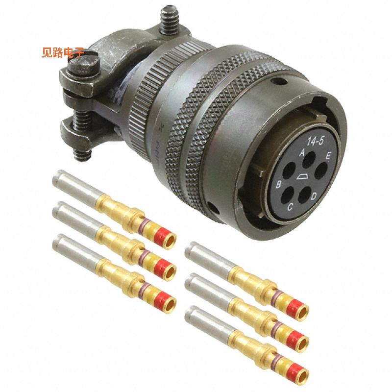 PT06SE-14-5S(SR) -[全新CONN PLUG FMALE 5POS GOLD CRIMP]