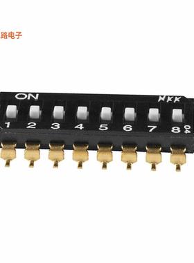 JS0208AP4 -原装[SWITCH SLIDE DIP SPST 0.025A 24VSPST