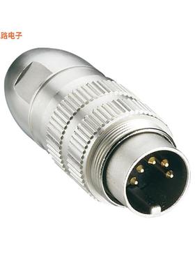 0331 04 -原装[M16 IP68 PLUG CABLEMOUNT 4 POLE插头，公引脚