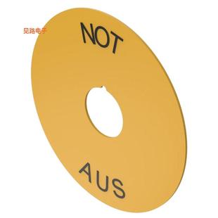 D60 PLATE YELLOW NOT 704.963.5 AUS 全新MARKING