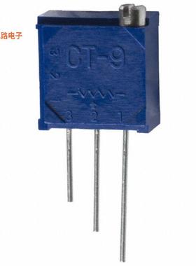 CT-9EW502 -原装[TRIMMER 5K OHM 0.5W PC PIN TOP5 kOhms