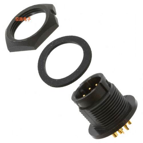 7282-8PG-3ES -[全新CONN RCPT MALE 8P GOLD SLDR CUP]