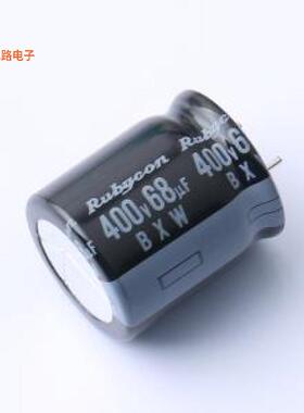 400BXW68MEFRCE18X20 -[原装直插铝电解插件,D18xL20mm