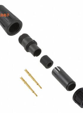 EN2C2M20G1 -原装[CONN PLUG MALE 2POS GOLD CRIMP插头，公引脚