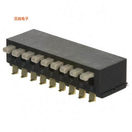 BPA09SB -[全新SWITCH PIANO DIP SPST 0.1A 5V]