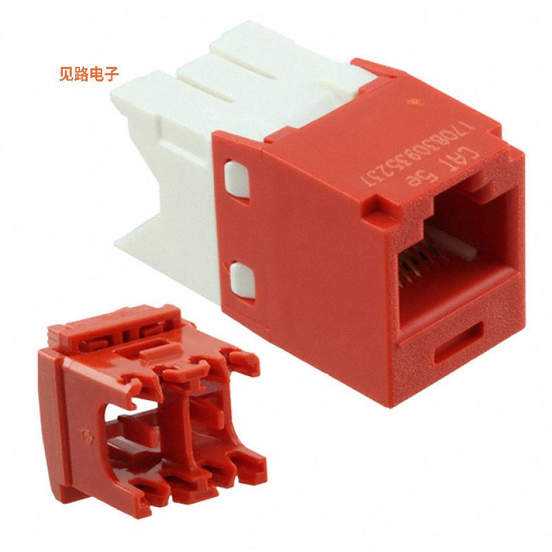 CJ5E88TGRD -原装[CATEGORY 5E, RJ45, 8-POSITION, 8插孔