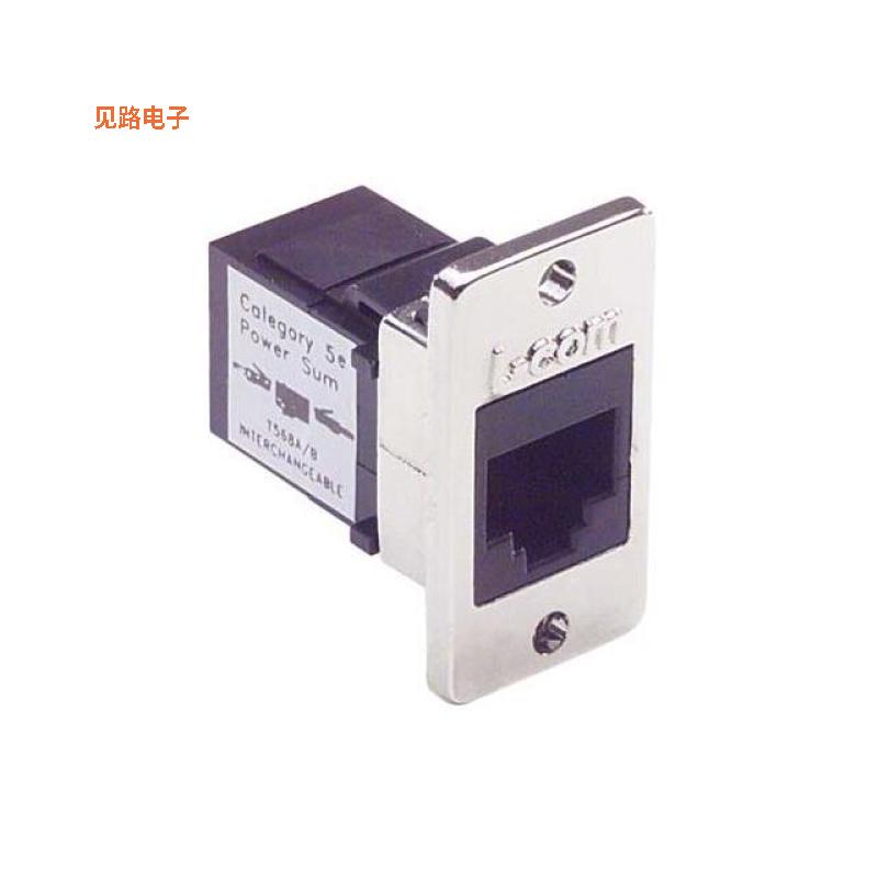 ECF504-C5 -原装[CAT 5E RJ45 PNL CPLR KIT插孔，8p8c（RJ45）