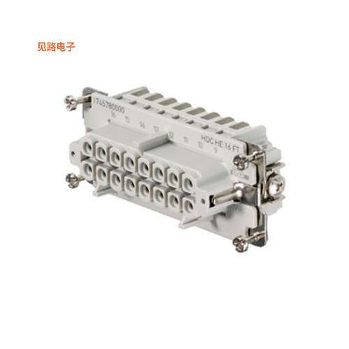 1745780000 -原装[INSERT FEMALE 16POS+1GND CLAMP插件