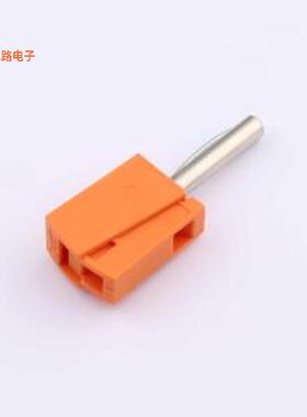 215-211 -[全新香蕉插头;适用于4mm直径插座; 2,50 mm2; 橙色]