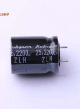 25ZLH2200MEFCCE16X20 -[原装直插铝电解插件,D16xL20mm
