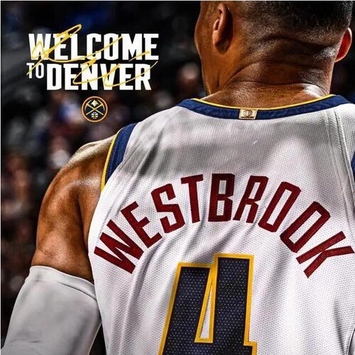 威斯布鲁克威少4号球衣城市版宣告版Westbrook篮球服背心短裤球裤