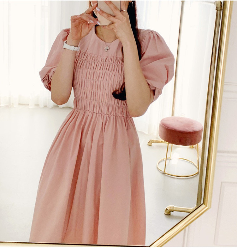 Vintage bubble sleeve dress