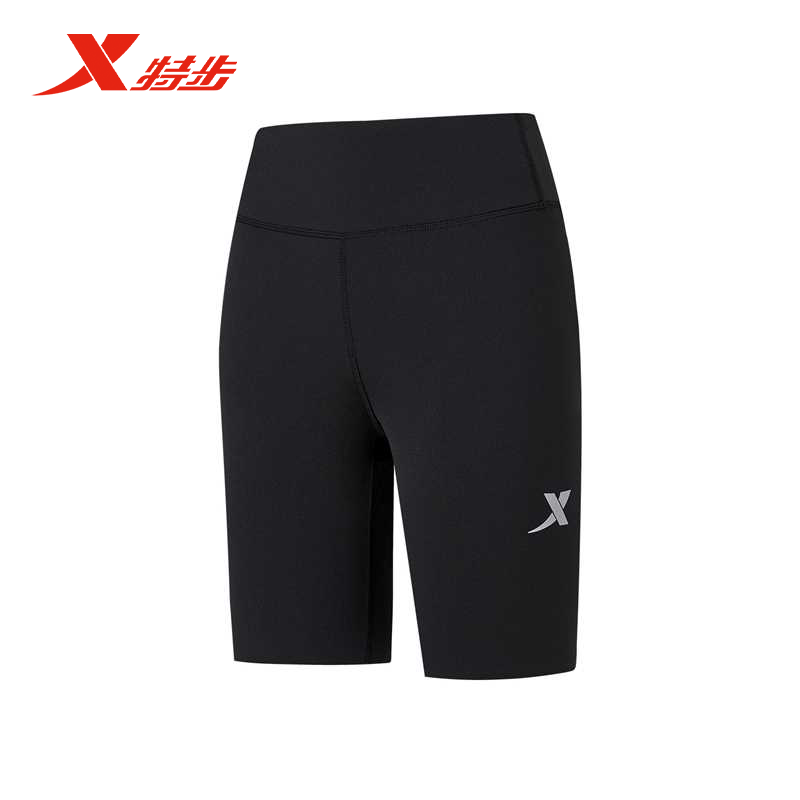 特步运动短裤2025年春季新款专业跑步紧身五分裤女9751282D0549