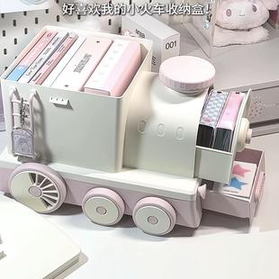 可爱小火车药箱家用家庭装大容量手提便携药品收纳箱子急救医药箱