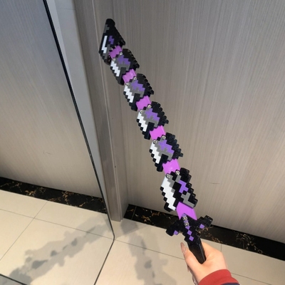 我的世界烦人的村民系列周边噬魂蛇刃战神之刃3D打印玩具武器摆件