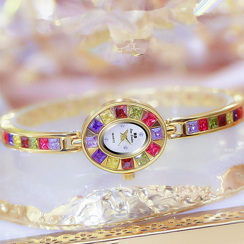 手镯女表时尚潮流轻奢女石英