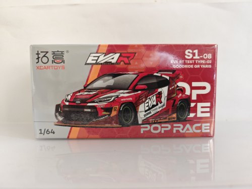 POP RACE 1:64仿真丰田 雅力士GREVA日产GTR马自达合金车模型包邮