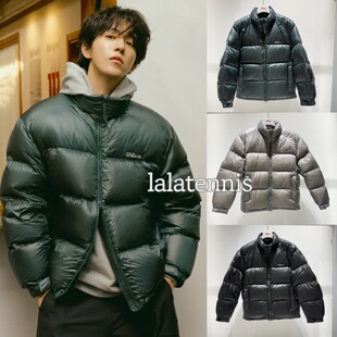 韩国直邮|Wilson25秋冬南柱赫同款男士网球运动保暖亮面羽绒服