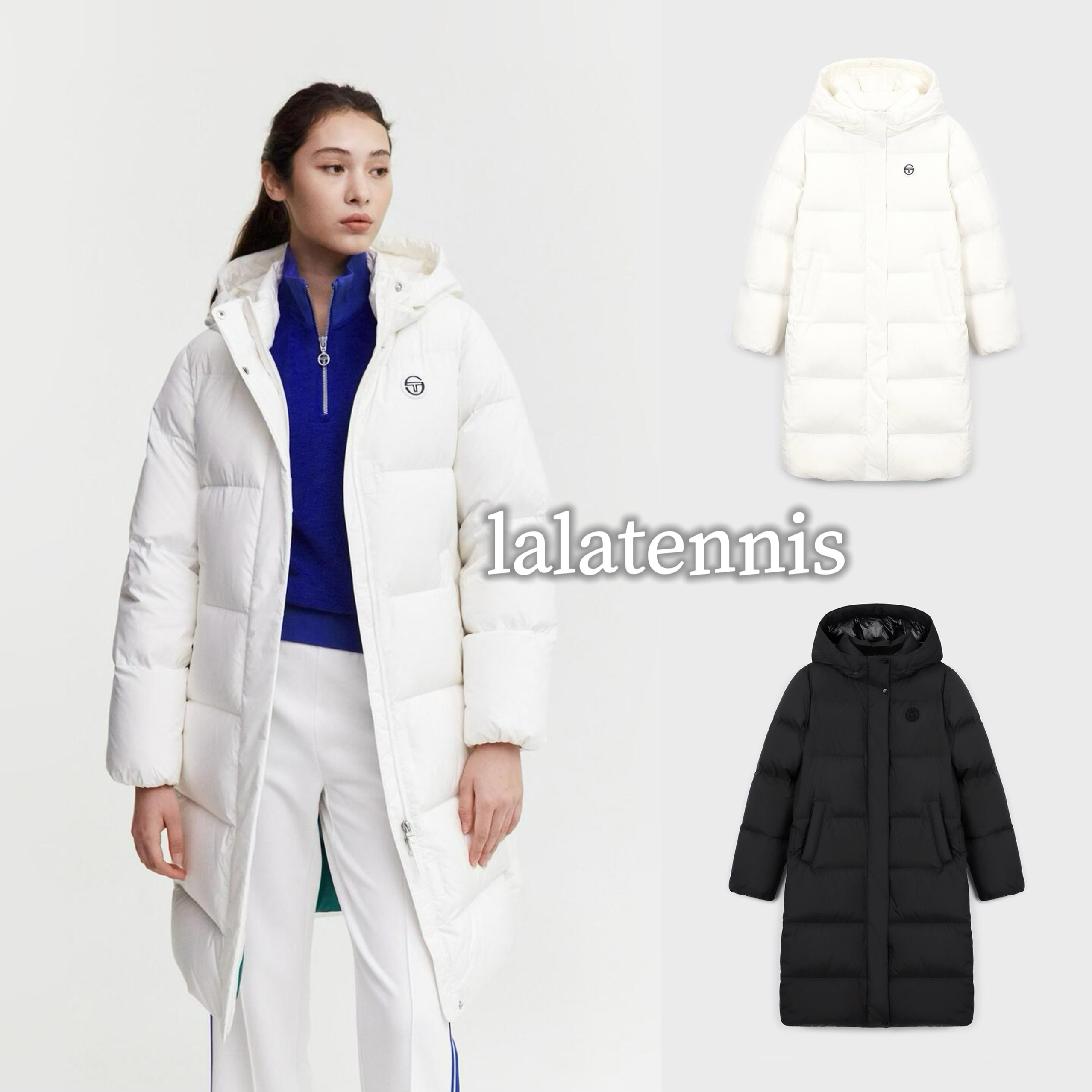 韩国直邮｜塞尔吉奥网球系列女士鹅绒长款羽绒服｜23年折扣款