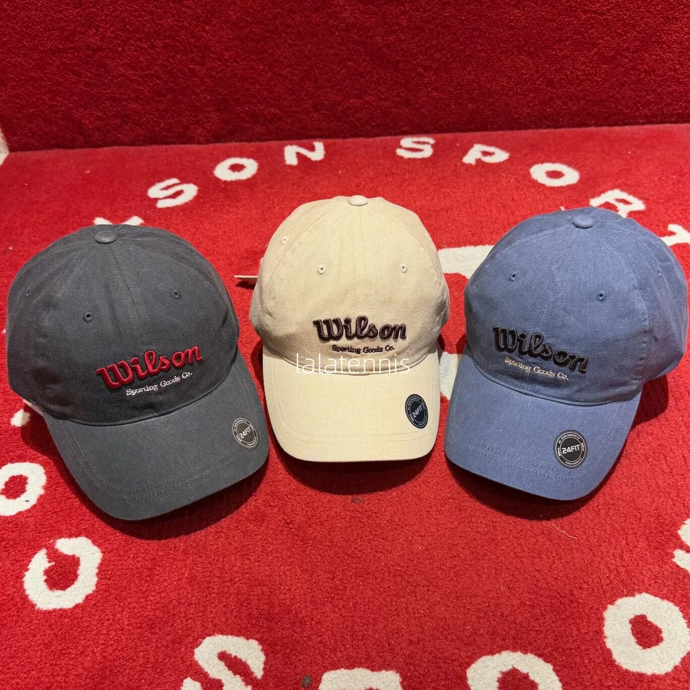 韩国直邮｜Wilson威尔胜26秋季男女同款BaseLine棉混纺经典网球帽