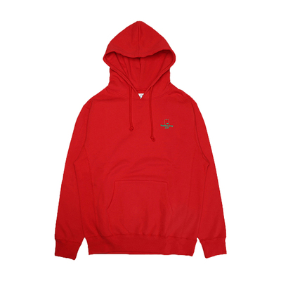 外星伴侣Heather Grey Wall “囍字”字母印花连帽卫衣帽衫