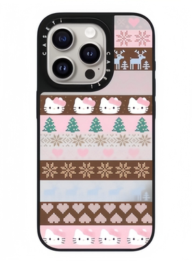 CASE联名圣诞节HelloKitty凯蒂猫小鹿适用iPhone17ProMax手机壳苹果16pro可爱15百搭14防摔13MagSafe磁吸12