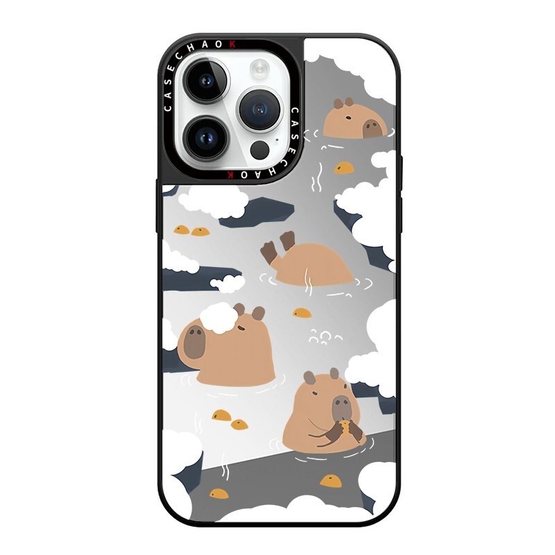 iPhone卡皮巴拉出游日记手机壳图片