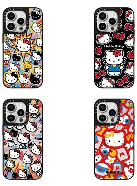 CASE壳HelloKitty凯蒂猫系列适用于iPhone17promax手机壳苹果16pro卡通ins风15镜面磁吸14防摔13百搭12全包壳