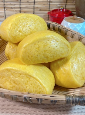 桐庐农家纯手工南瓜馒头刀切酒酿馒头面食早餐速食营养粗粮小吃