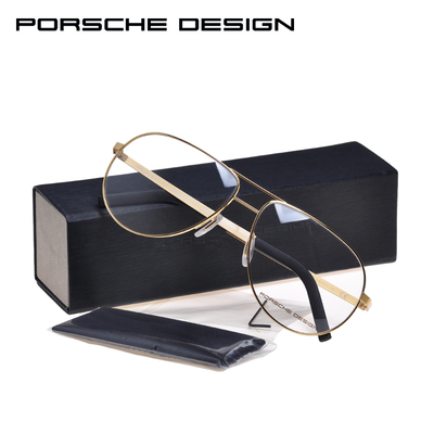 全框复古圆形近视眼镜架