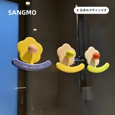 太可爱辣~狠狠地心动瞭！吸盘挂钩免打孔壁挂门后无痕强力粘钩