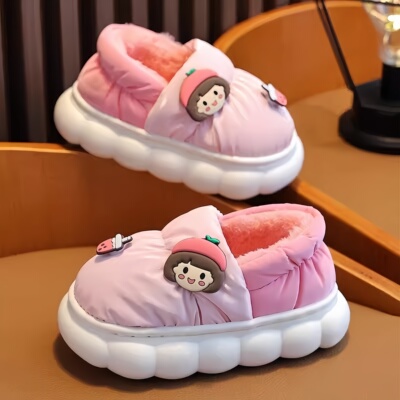 儿童冬季防滑棉拖2025新款