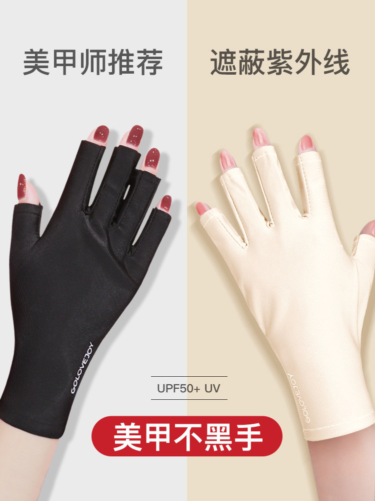 采购产品指甲手套，紫外线防护，黑色防护，太阳防护，辐射防护，