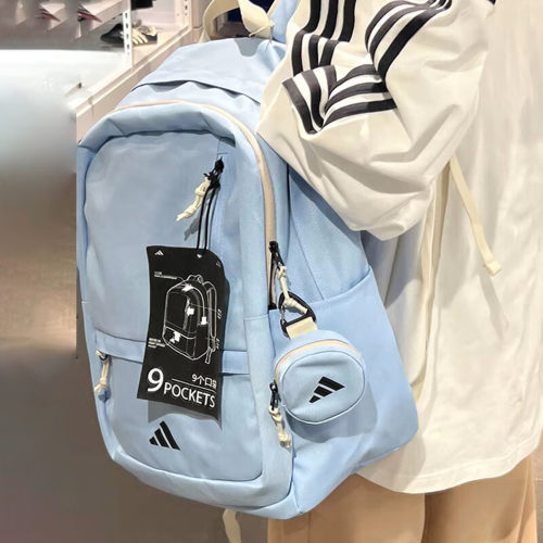 阿迪达斯男女轻便时尚运动双肩包