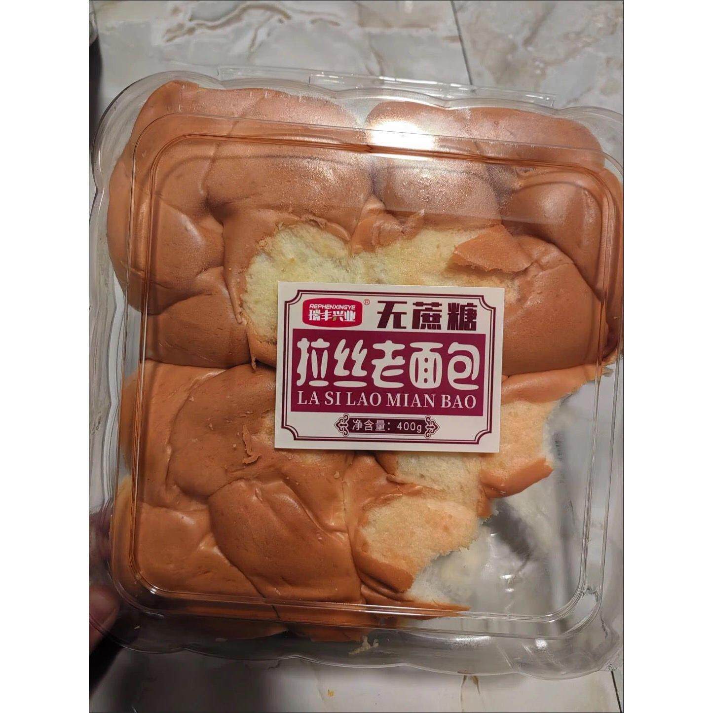 瑞丰兴业无蔗糖拉丝老面包手撕牛奶拉丝老式面包营养早餐代餐零食