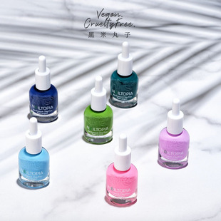 美国Nailtopia All Free 21free植物基果蔬成分纯净指甲油12ml