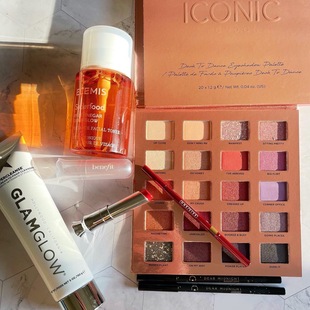 英国Iconic London 20色眼影盘高光奶油质地大地色哑光珠光烟熏